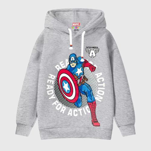 KUCHIPOO Boys Regular Fit Winterwear Hood ( MARVEL-HOD-209,Multi-Colored)