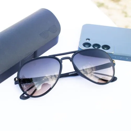 JIEBO UV Protection, Riding Aviator Blue Sunglasses for Men (Free Size)