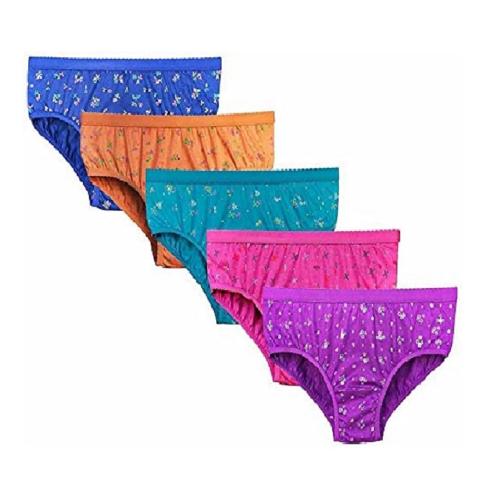 Faisna Women Hipster Briefs Printed Cotton Combo Multicolor Panty (Pack of 5)