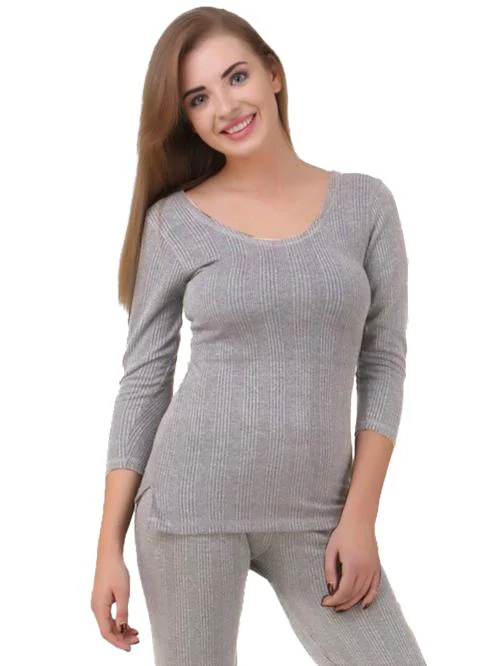 Hap Women Thermal wear-Top_Grey_L