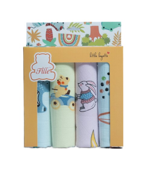 FILLE Printed Hanky Soft Cotton towel for kids Snoopy [