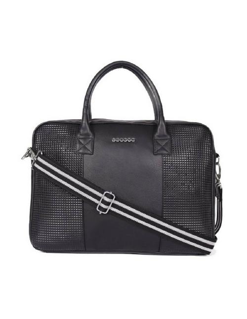 ASTRID Men's Laptop Bag/Office Bag With Sling Waterproof Messenger Bag (Black, 15 L)