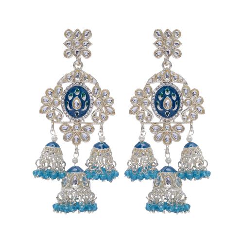 JIYANSHI FASHION Gold Plated Traditional Earrings | Earrings For Women And Girls | Jhumki Earrings