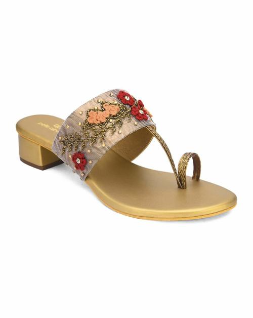 Pelle Albero Synthetic Party Wear ANTIC Sandals for Girls/Women