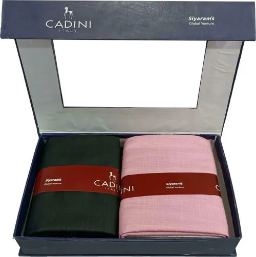 Siyaram's Men Woman Solid Cotton Shirt & Trouser Fabric