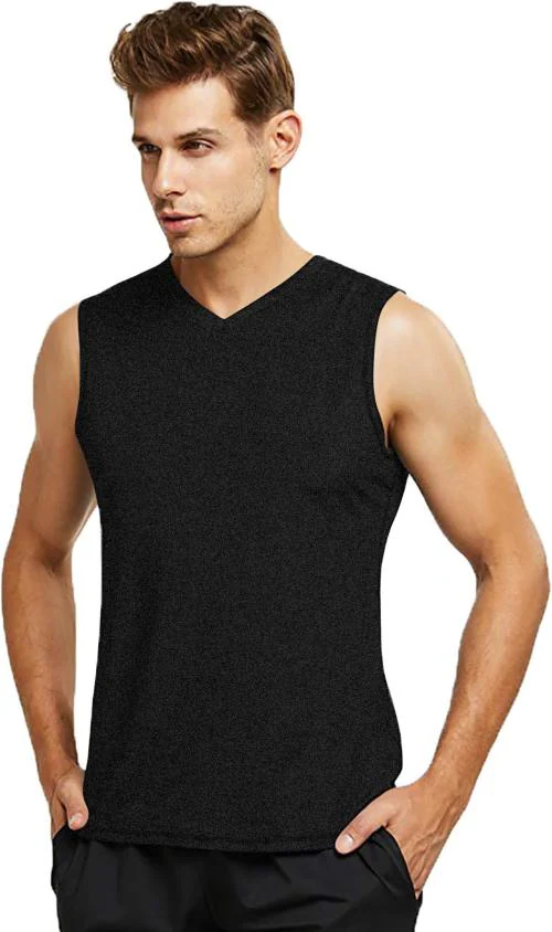 The Blazze Men Solid Vest (Xxl)_Multicolor