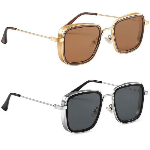 Buy Phenomenal new Unisex Sunglasses set of 2 (Men & Women) Online at Best Prices in India