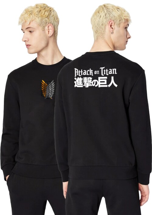 Black - 2XL Golden Scouts AOT Sweatshirt For Men TeesTheDay