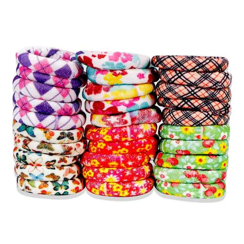 Myra Collection set of 30 Stylish Hair Rubber Bands Hair Bands for