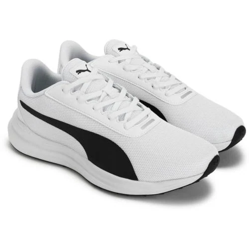 Puma Men's Fierce runner Black-White Sports Shoe UK 7