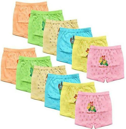 Be Perfect Girls Multicolor Cotton Pack Of 12 Panties (9-10Y) - JioMart