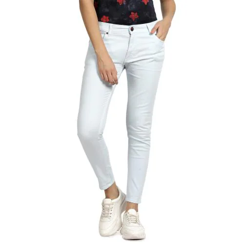 Llak Jeans Women Skinny Fit Mid-Rise Stretchable Denim-30