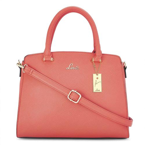LAVIE IDOL MED DOME SAT Orange Handbags