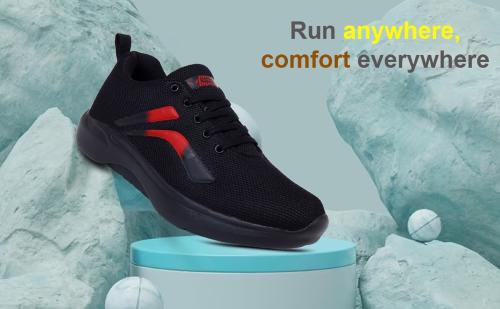 GROWLONG Men's G-102 Ride-X Running Shoes for Men I Sport Shoes for Boys with Eva Sole for Extra Jump I Casual Shoes for Men