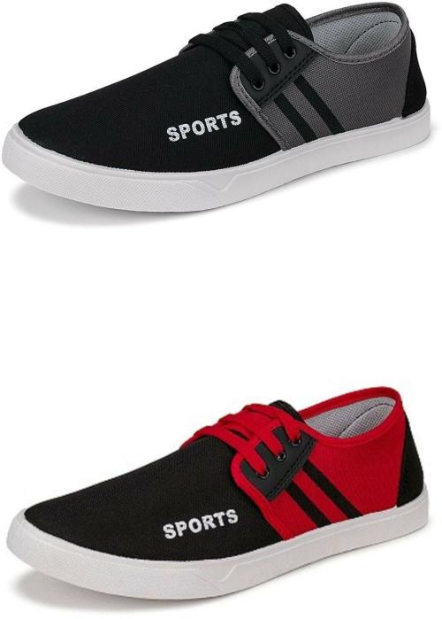 Revord Ganpati Traders Men Red Casual Sneakers (10) l Walking Shoes l Casual Shoes l Mens Footwear l Sneakers