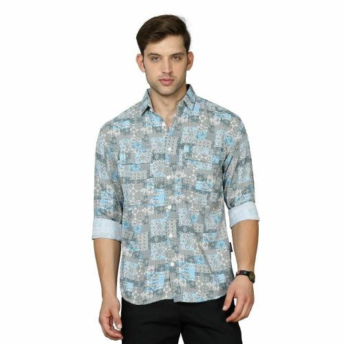 Buy BEVDAAS Mens Oversized White Rayon Shirt With Dual Pockets Online