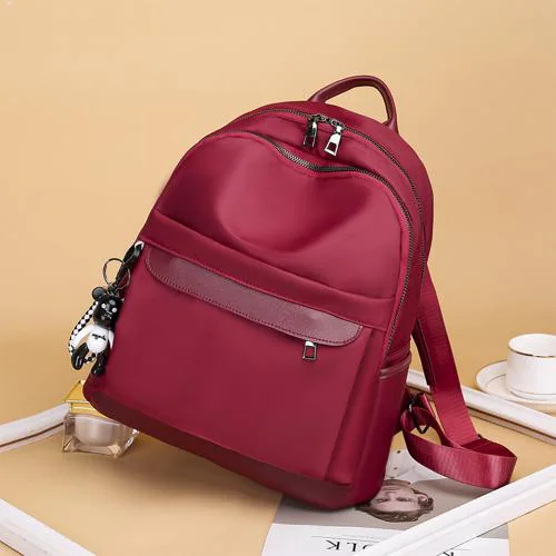 Angeline's Regular Size Red Waterproof Women and Men Sports Back Pack