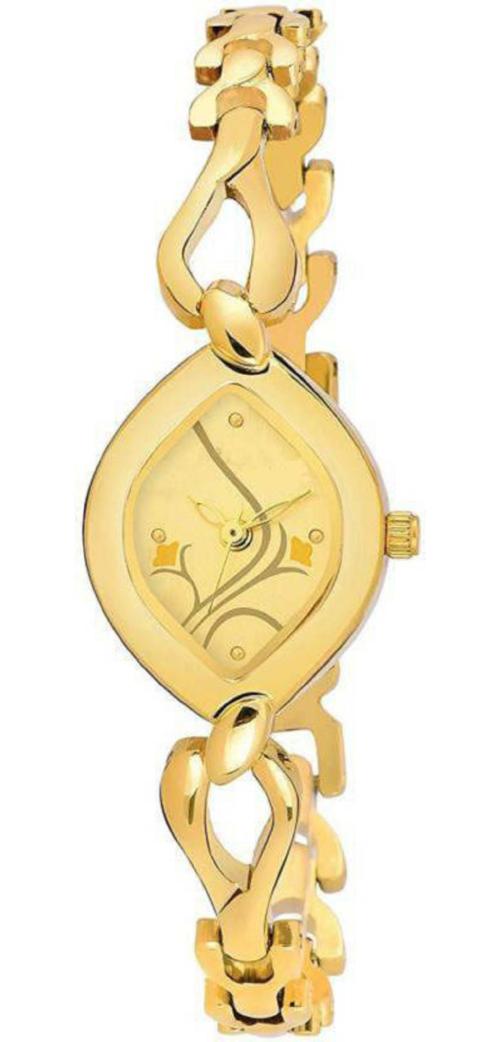 Bolun Analog Gold Dial Gold Strap Watch For Women JioMart