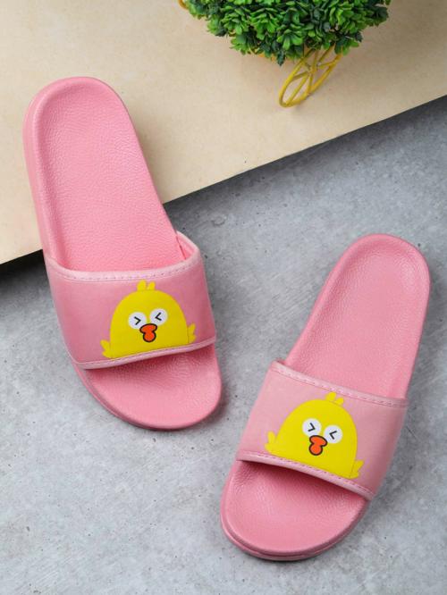 Footox Women Flip Flops - 6 (Pink)