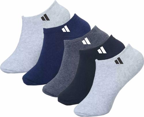 LKW Men And Women Multicolor Solid Polycotton Pack Of 5 Ankle Length Socks, Free Size