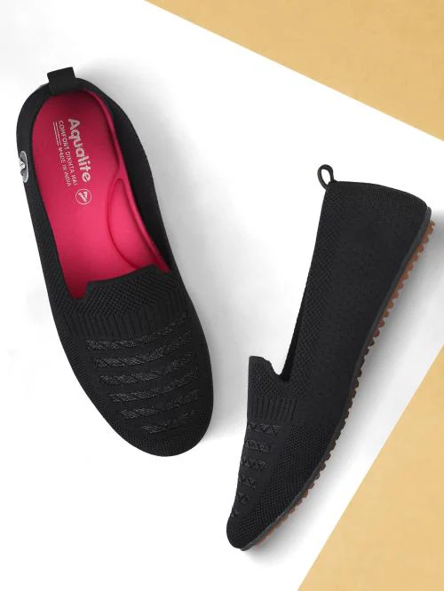Aqualite Women Black Casual Shoes