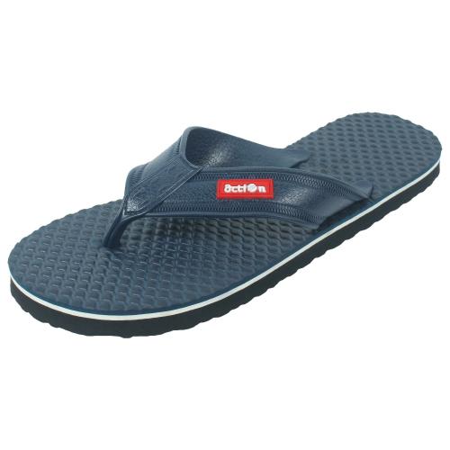 Action Navy Flip Flops for Men