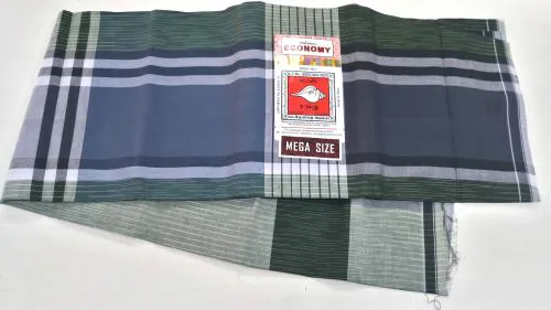 Chank Lungi 2.50 Meters Mega Size - XXL - Fancy Design Type Chank Brand Model 121