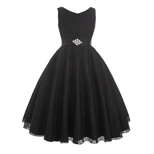 ReemJheem Girls Red Polyester Gowns