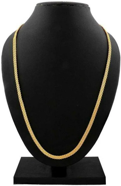 Buy Brado Jewellery Gold Plated Alloy, Stainless Steel Gold Chain for