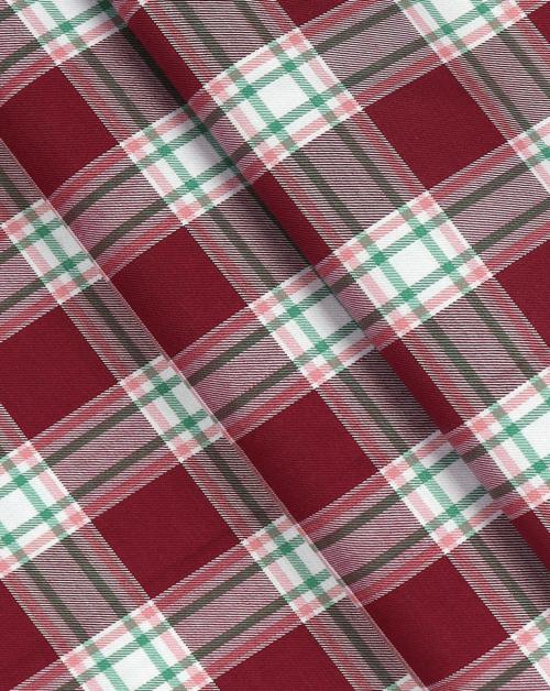 Ramraj Cotton Mens Cotton Blend Checked Shirt Fabric