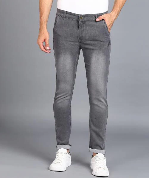 Buy Dom & B Grey jeans slim fit Online at Best Prices in India JioMart.