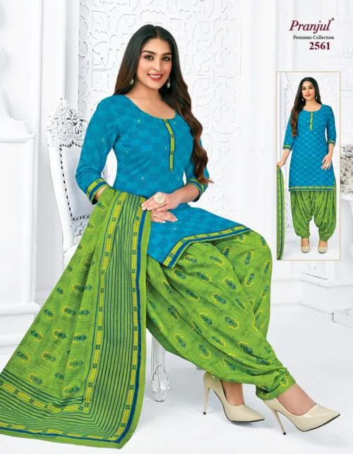 PRANJUL READYMADE COTTON CHURIDHAR L 2561
