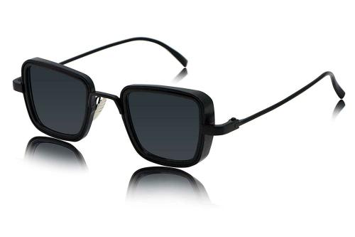 ELEGANTE Square Black Sunglasses For Men