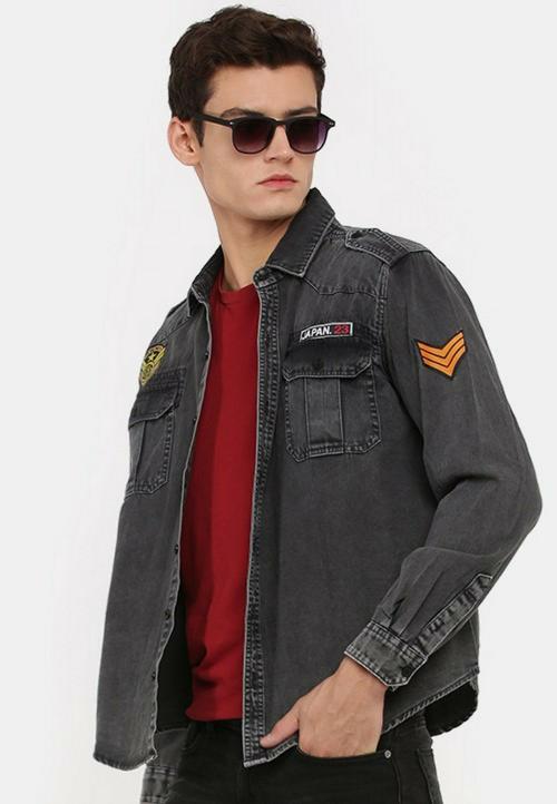 Buy VOGATI Men's Denim Shirt Online at Best Prices in India JioMart.