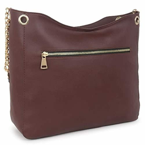 ROVOK Brown PU Leather Handbag l water resistant l handbags for women l women handbags l sling bags