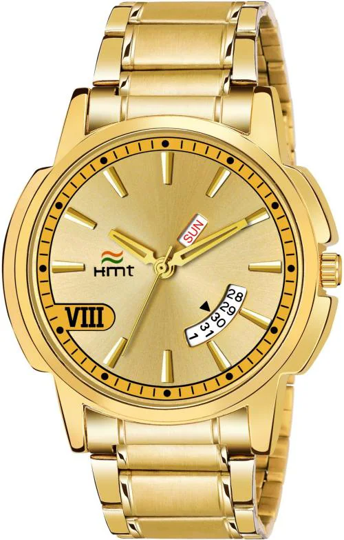 Hamt Analog Gold Watch For Men