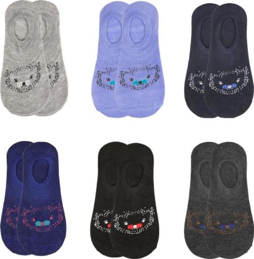 SOFTLOFT Baby Boys And Girls Multicolor Terry Cotton Low Cut Socks, 4-5 Years (Pack Of 6)