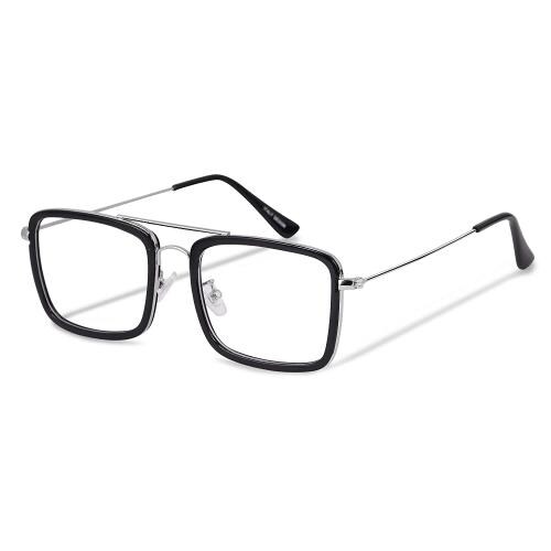 US DESIRE Square Tony Stark Iron Man Blue Light Filter Computer Glasses UV Eye Protection Eyeglass