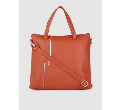Baggit Women Maroon Synthetic Handheld Bag - M