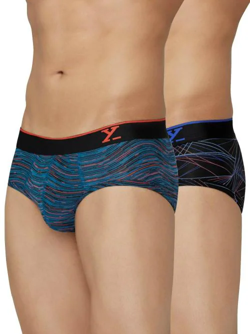 XYXX Pack of 2 Intellisoft Micro Modal Flux Men Briefs