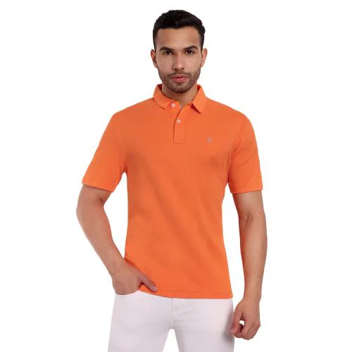 Buy Orange India Prices Tshirt at Size Best SKY XXXL Men ONE Neck Polo in For Online