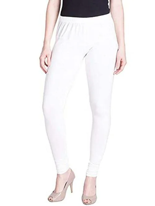 Buy Pelian Women White Cotton Full Length Legging (XXL) Online at Best