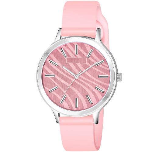 BELARI Luxurious Stylish Designer Dial-Silicone Strap Analogue Watch for Women