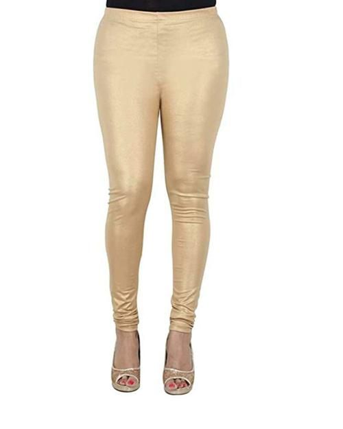 Plus Size Store Women Gold Soft Leggings (XL)
