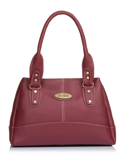 Fostelo Women's Catlin Handbag (Maroon) (FSB-1033)