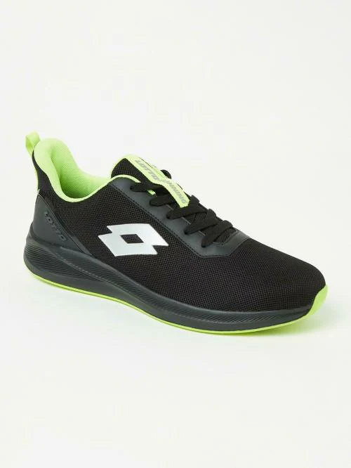 Lotto Men Lotto Enzo Black/Neon Running Shoes