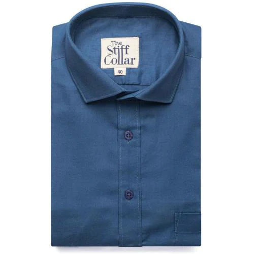 The Stiff Collar Men Twill Cotton Shirts