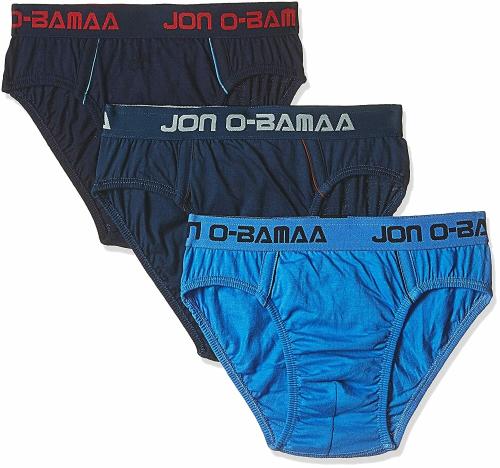 EURO Men Assorted Solid 100% Cotton Pack of 2 Briefs