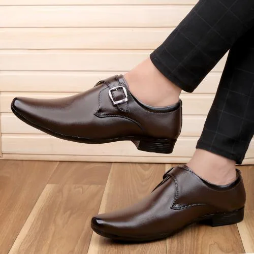 T-Rock Men's Stylish Black Formal Shoes