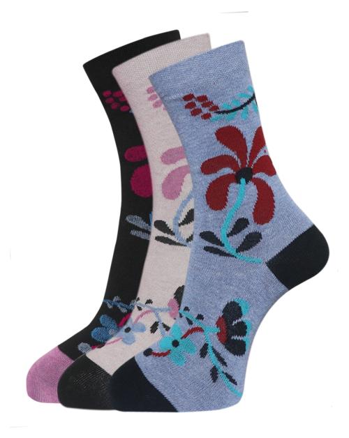 Buy Dollar Full Length Thumb Socks For Women (Pack of 3) In Assorted Color Online at Best Prices